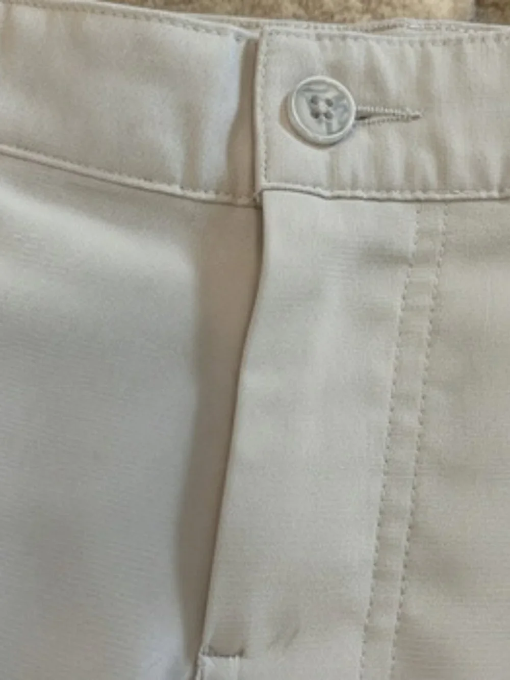 Lone Cypress by Pebble Beach Men's Light Grey Khaki Golf Shorts Stretch Sz 36
